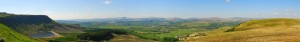 Panorama of the Brecon Beacons